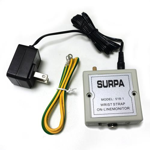 518-1 ESD Wrist Strap Online Monitor Single Constant Anti Static Wristband Alarm Tester
