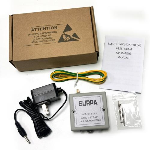 518-1 ESD Wrist Strap Online Monitor Single Constant Anti Static Wristband Alarm Tester