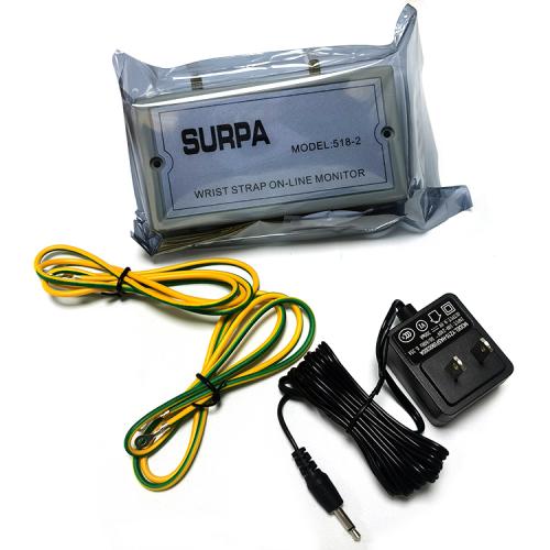 518-2 ESD Wrist Band Monitor Double Channel ESD Wrist Strap Online Monitor
