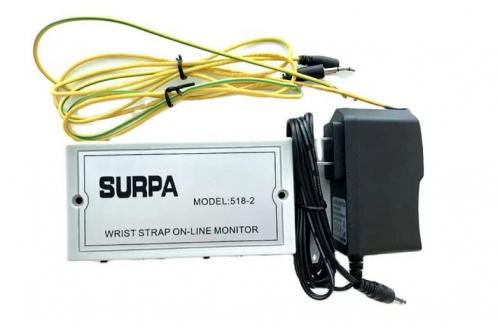 518-2 ESD Wrist Band Monitor Double Channel ESD Wrist Strap Online Monitor