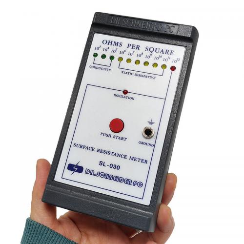 SL-030 Digital Surface Resistivity Tester Antistatic Surface Resistance Meter ESD Testing Device