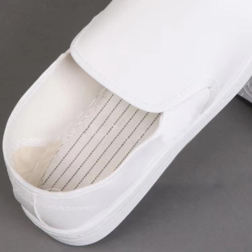Antistatic PU/PVC Cleanroom Work Shoes Breathable ESD Mesh Shoes